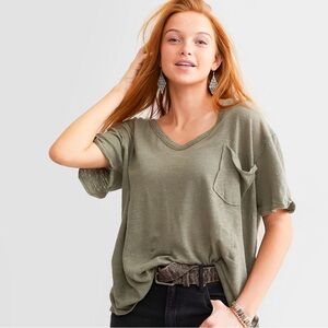Olive Green Women's Casual Top